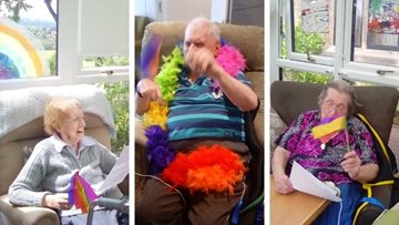 Duffield care home enjoy a sing-a-long